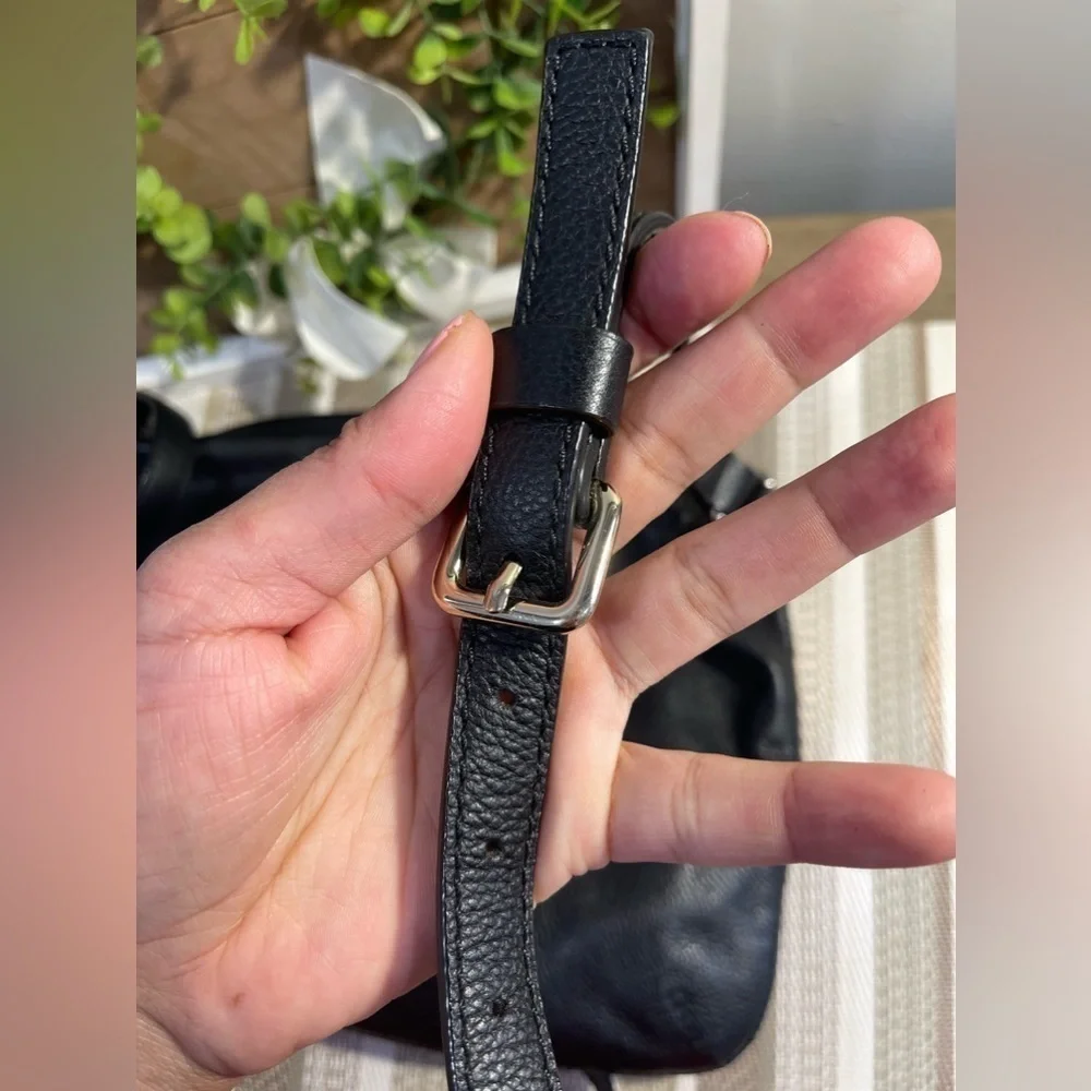 Kate Spade Black Pebbled Leather Crossbody Bag